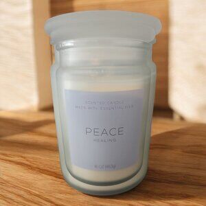 Peace Healing Scented Candle made with essential oils